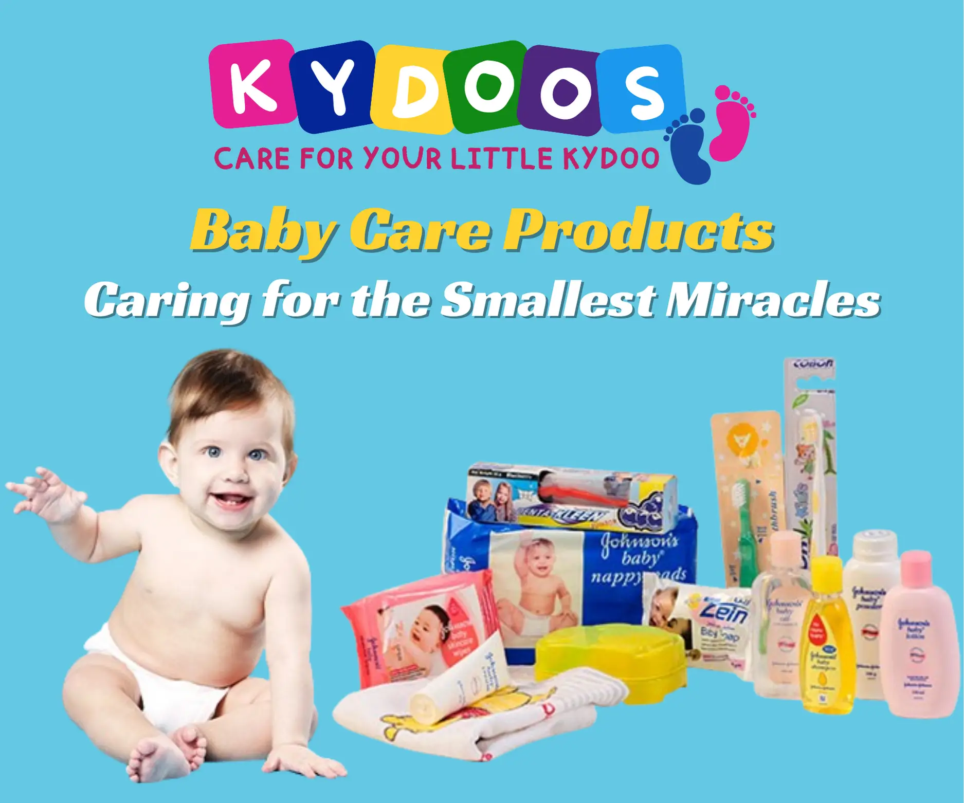 Kydoos Baby Care Products Mobile Banner