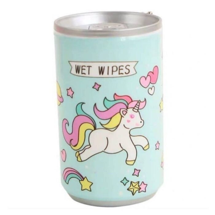 Portable Wet Wipes Tissue Canister _ Compact Cleaning Wipes for Face & Body _ Travel-Friendly for Kids, Women & Men _ Multipurpose Hygienic Tissues - 30 Wipes Pack