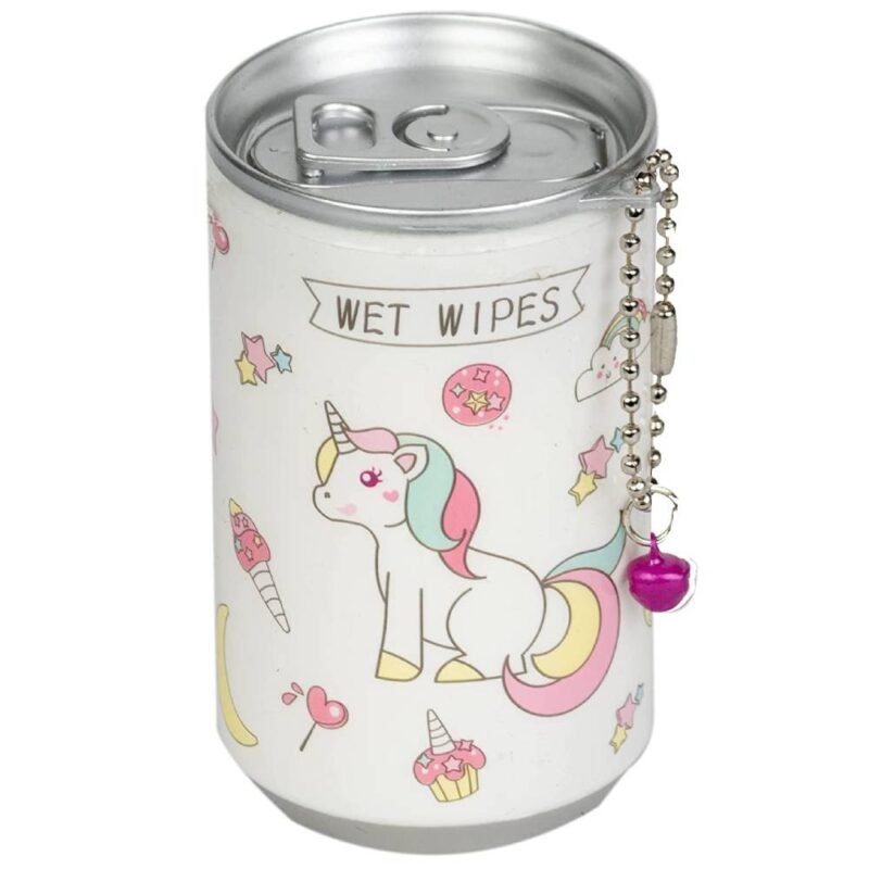 Portable Wet Wipes Tissue Canister _ Compact Cleaning Wipes for Face & Body _ Travel-Friendly for Kids, Women & Men _ Multipurpose Hygienic Tissues - 30 Wipes Pack